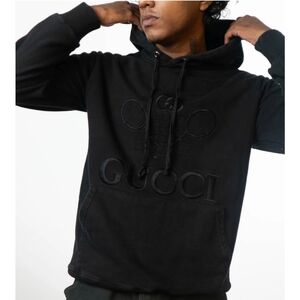 Gucci Super Runway Limited Tennis Collection Logo Embroidery Hoodie Sz XS